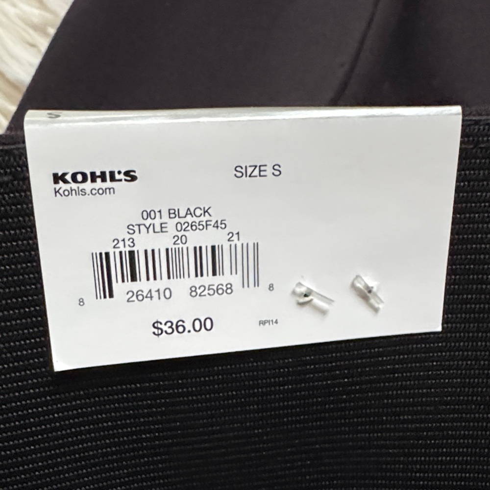 Nine West Stretch Knit Smoothing Leggings 💗 Black - Picture 10 of 12